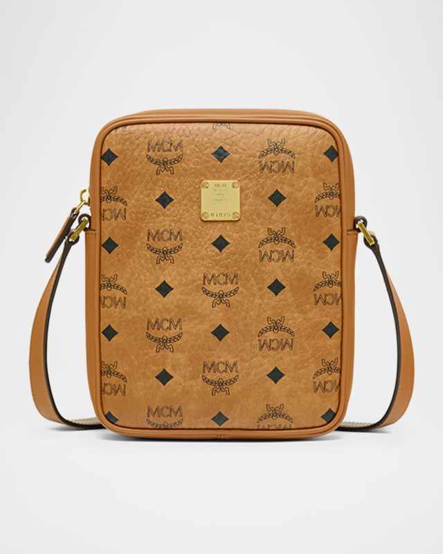 Klassik Mini Visetos Zip Crossbody Bag